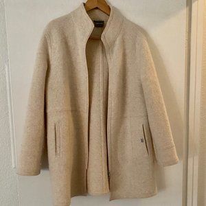 Geiger Boiled Wool Beige Coat
